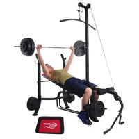 ng bed multifunctional squat rack dumbbell bench press stool domestic body building equipment barbell suit barbell stand