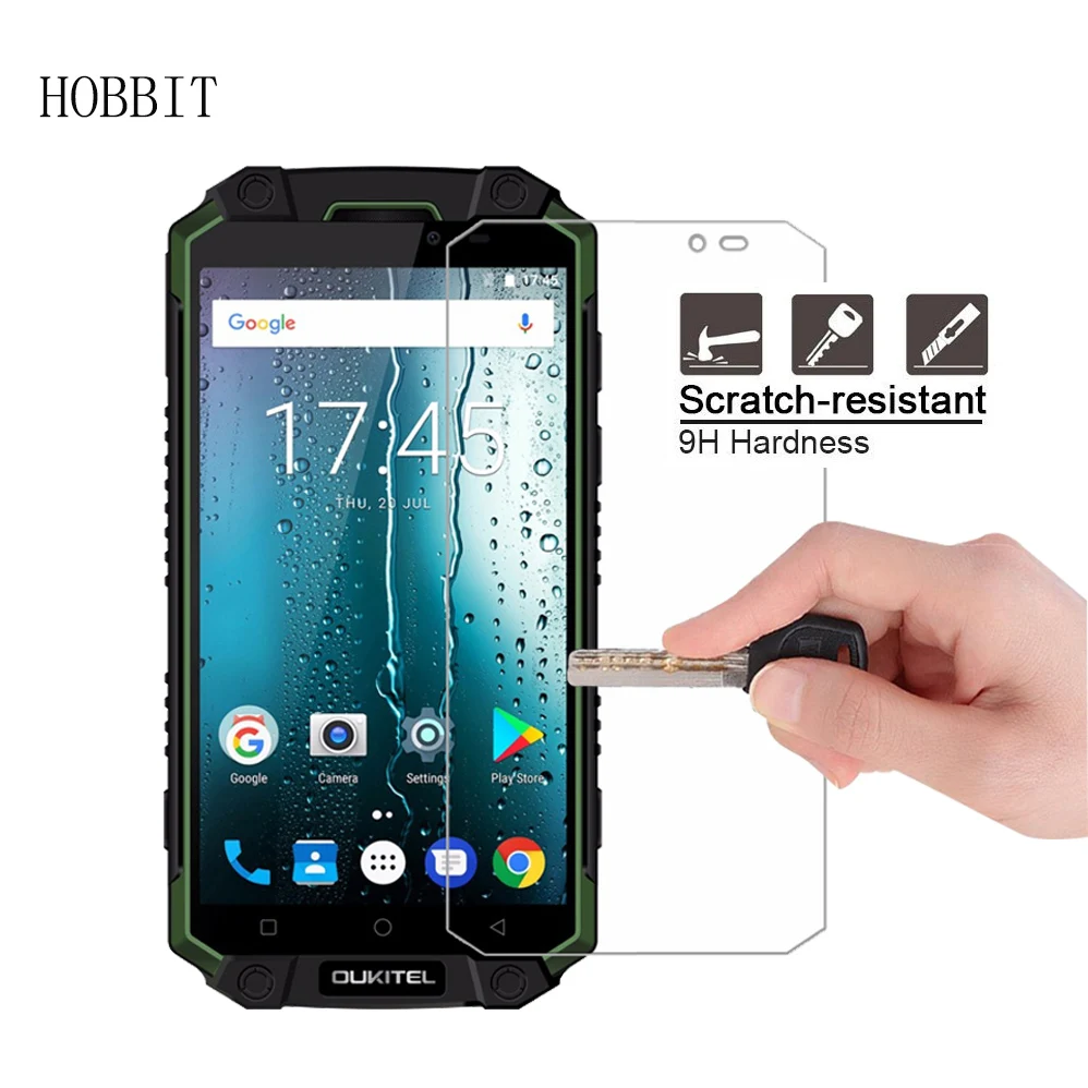 2 упаковки для Oukitel K10000 MAX / Pro закаленное стекло Ультрапрозрачная 2.5D 9H защитная