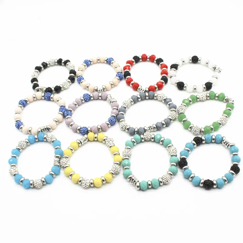 1 шт./лот браслет из бисера со стразами камнями-талисманами бусинами