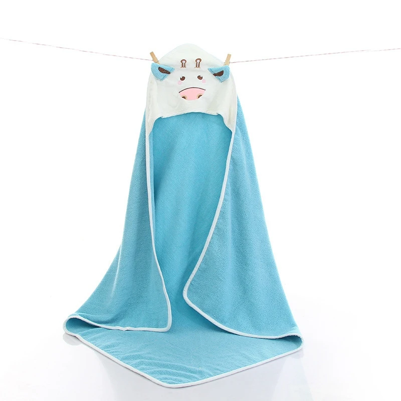 1 шт 100% хлопок Bathtowels для мальчиков и девочек мягкие с капюшоном банные полотенца