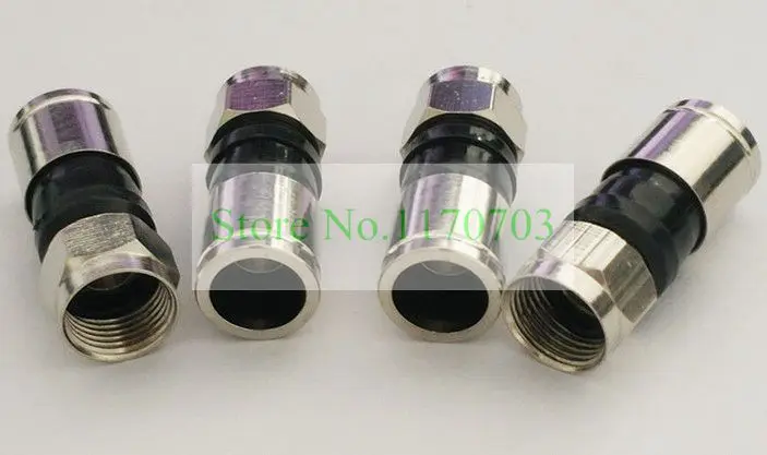 200 шт. Универсальный водонепроницаемый соединитель Rg6 с защелкой и уплотнением