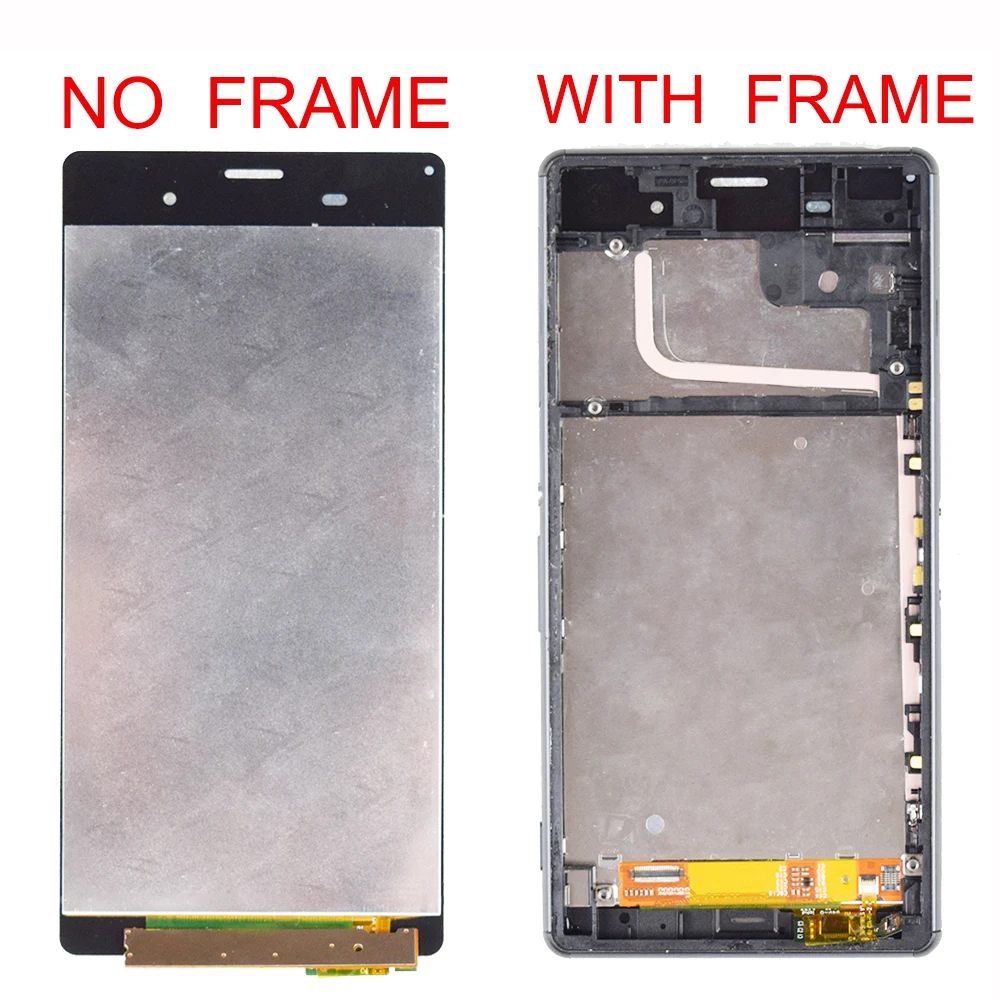 Оригинальный ЖК-экран 5 2 дюйма для SONY Xperia Z3 дисплей Sony сенсорный экран с рамкой D6603