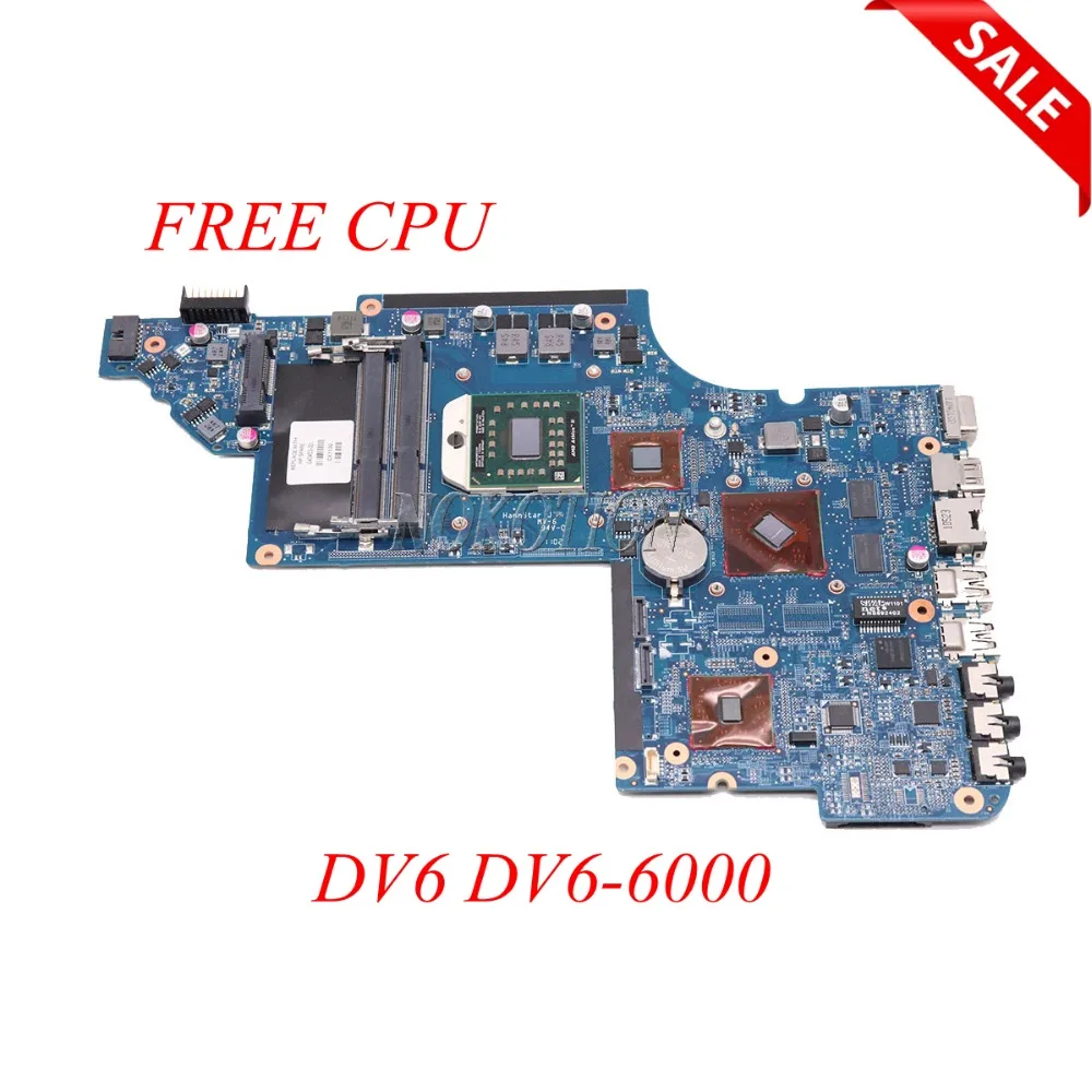 

NOKOTION 640453-001 Laptop Motherboard For HP Pavilion DV6 DV6-6000 series HD4200 HD 6470M DDDR3 FREE CPU