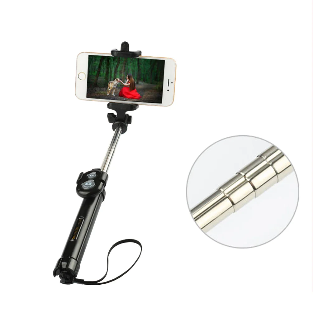 Ручной и штатив 2 в 1 Выдвижная селфи Палка с Bluetooth для iPhone 7 6 S Plus 5S Android samsung Galaxy S6 S5