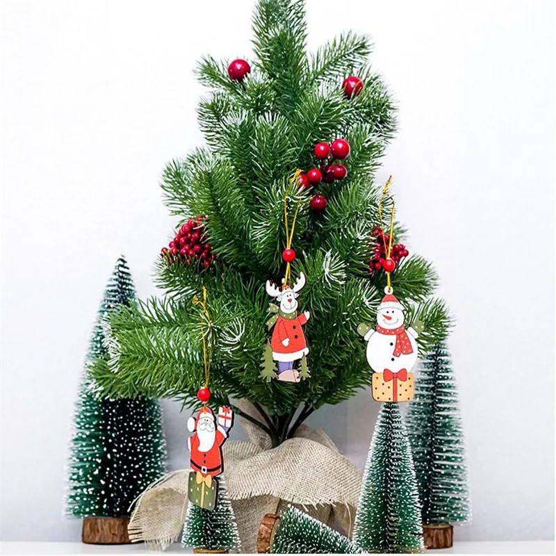 Новый орнамент arbol de navidad подвесная подвеска Рождественский Санта Клаус Лось