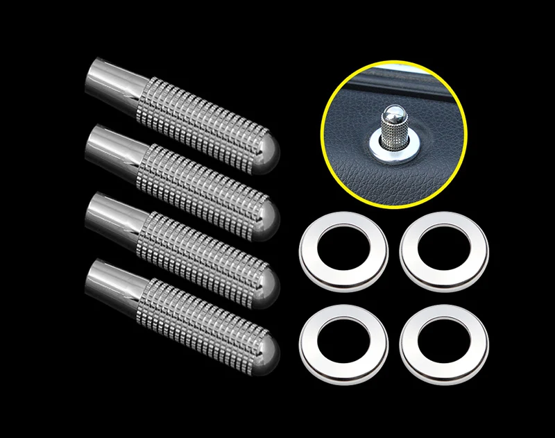 

Автомобиль Стайлинг дверной подъемник авто дверные булавки украшения крышки наклейки болт круг отделка для Mercedes Benz GLE W166 ML авто аксессуары