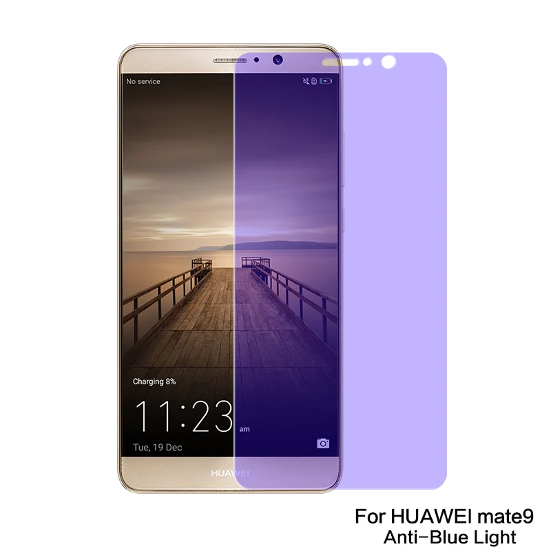 GWH Анти Blue Ray закаленное Стекло для huawei Коврики 9 10 Lite нет отпечатков пальцев Экран