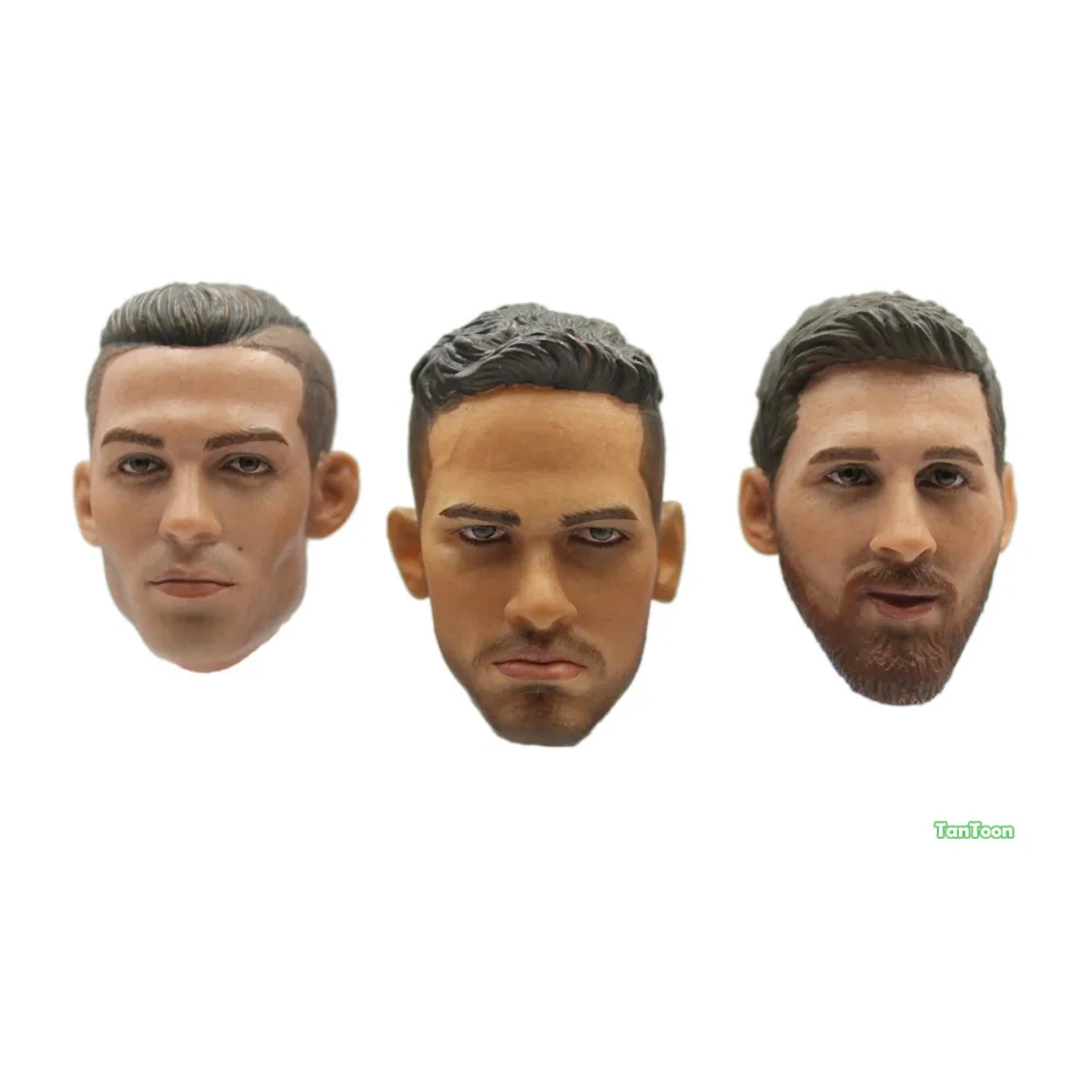 Фигурка игрока в масштабе 1/6 голова куклы Роналду и Неймар с аксессуарами|Куклы| |