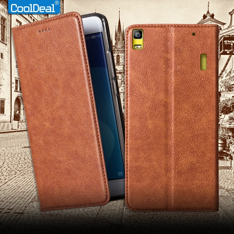Cooldeal искусственная кожа Чехол для телефона Lenovo K3 Примечание K50-T5 K50 A7000 7000
