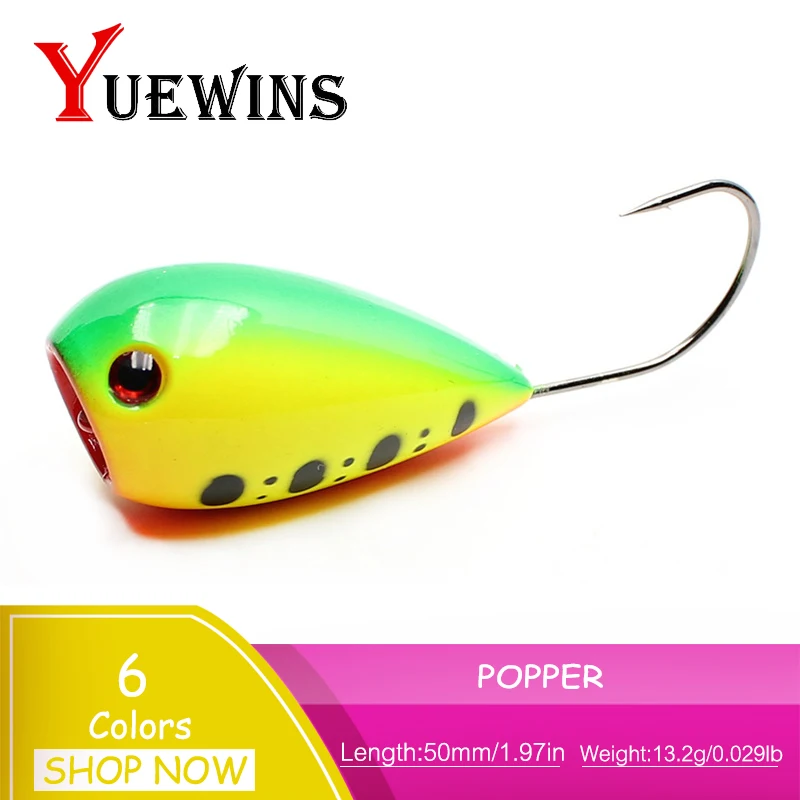 YUEWINS 1 шт. Poppe хорватское яйцо рыболовная приманка искусственная 50 мм 13 2 г