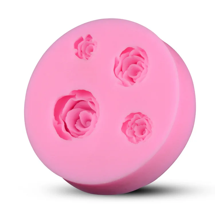 1 шт. силиконовые формы для украшения тортов цветов розы|mold for|fondant silicone moldssilicone mold |