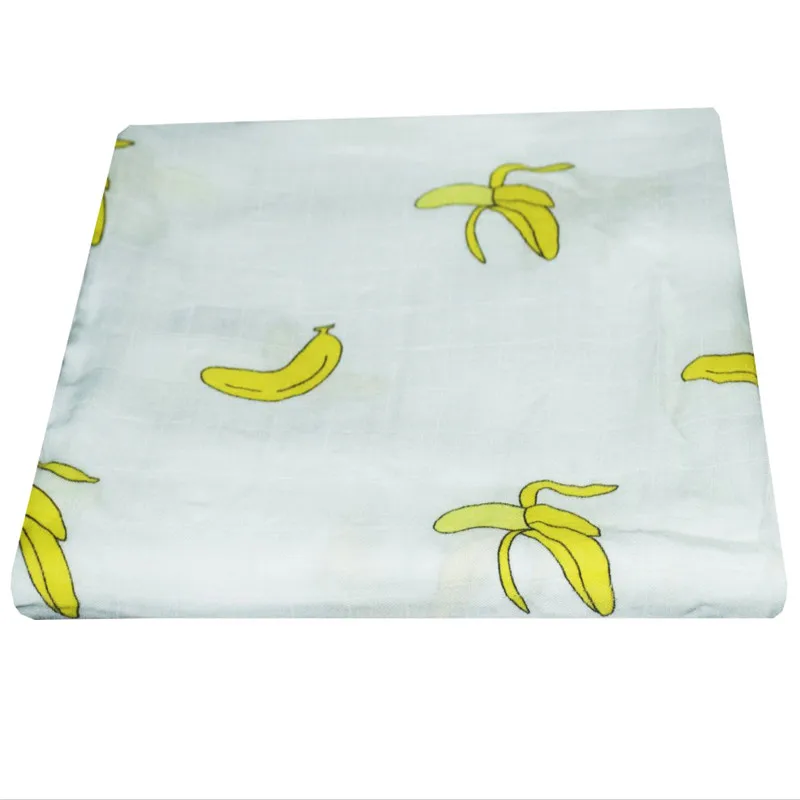 Пеленки из 100% бамбукового волокна для новорожденных муслин черно белое газовое