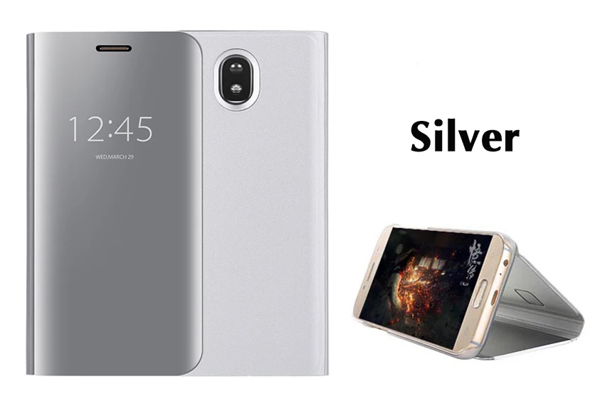 Flip Mirror Phone Case For Samsung Galaxy J7 EU J5 J3 Pro J 5 7 3 SM J730F J530F J330F SM-J330F SM-J530F SM-J730F Cover