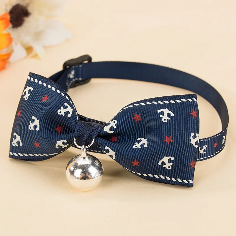 Галстук бабочка для собак и галстук на шею Свадебный Регулируемый ошейник с