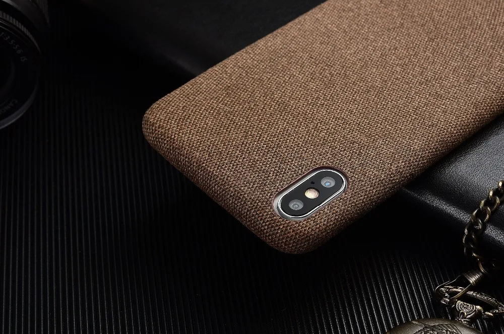 Ультра-тонкий холщовый силиконовый чехол для телефона для iPhone XS Max X XR 7Plus Плюшевые Вязаные лен шерсть хлопок лен мягкий Задний защитный чехол