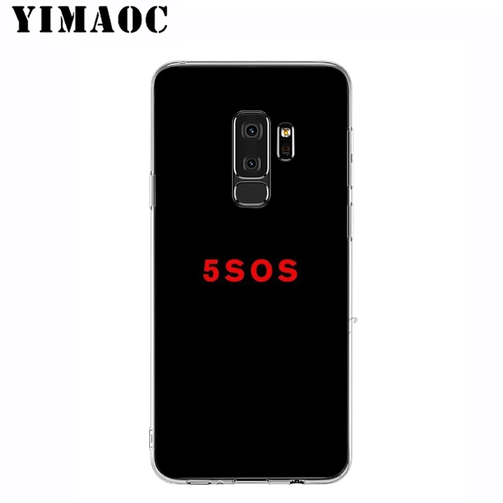 5 секунд лета 5SOS Мягкий силиконовый чехол для samsung Galaxy A5 A6 плюс A7 A8 A9 2018 J3 J5 J6 J7 2016 2017