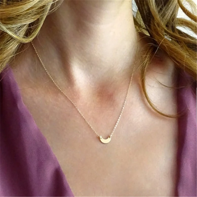 Ожерелье с кулоном в виде полумесяца простой дизайн|crescent moon necklace|moon necklacedesigner necklace