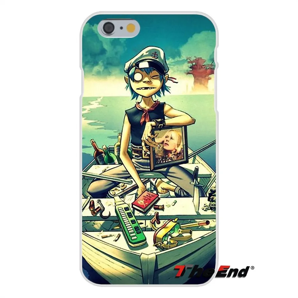 Мультфильм Gorillaz лодка шаблон для HTC один m7 M8 A9 M9 E9 плюс Desire 630 530 626 628 816 820 мягкий