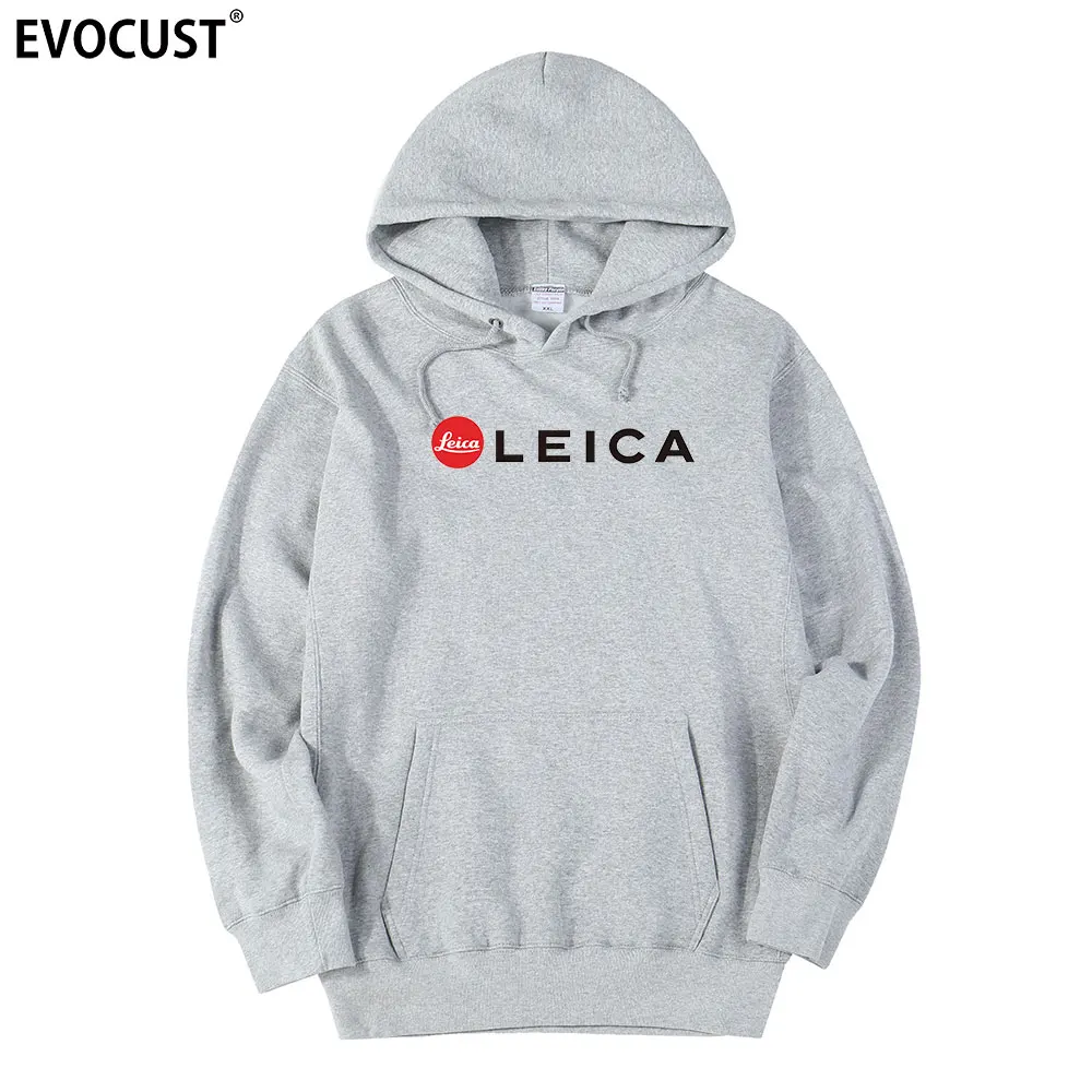 Свитшот LEICA мужской/женский чесаный хлопок худи в стиле ретро фотографа