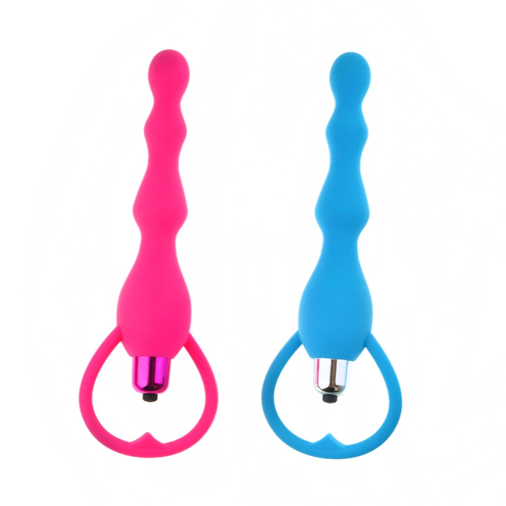 Анальные шарики для мастурбации Анальная пробка вибратор секс-игрушки женщин