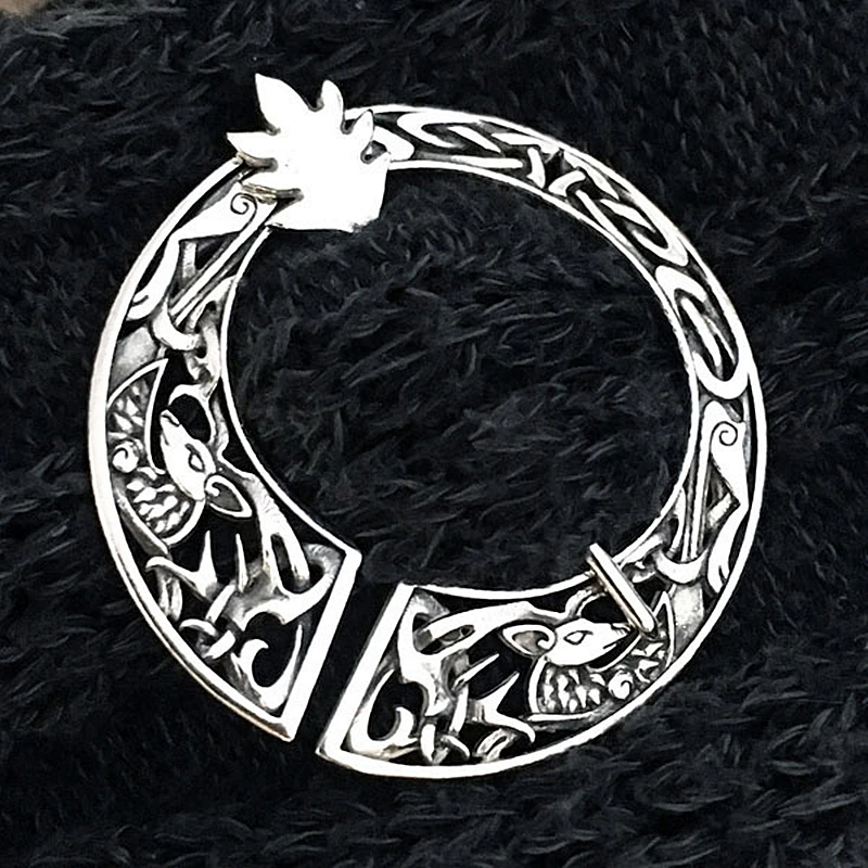 Брошь Je Suis Prest Outlander шотландский келт булавка для оленя Фрейзера мальчика Джейми