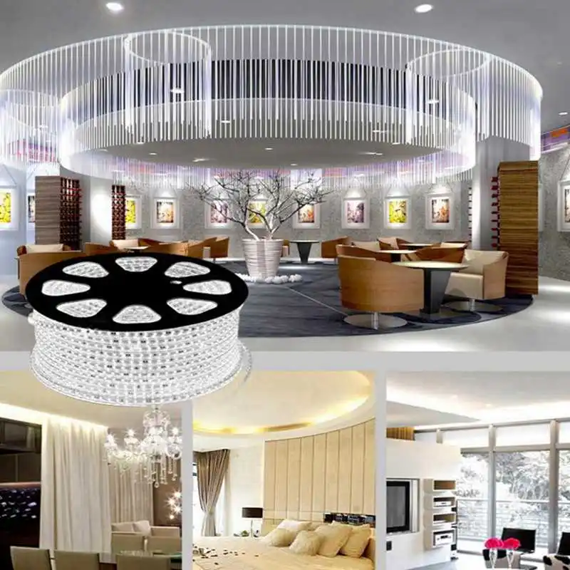 

LED Strip2835 220V Waterproof Flexible LED light Tape 220V lamp Outdoor String 1M 2M 3M 4M 5M 10M 12M 15M 20M 25M 100m 120LEDs/M