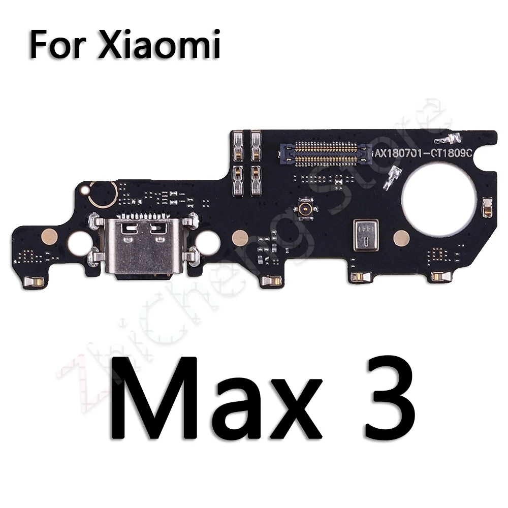 For Xiaomi Max 3 USB Дата зарядный порт зарядное устройство док-станция гибкий кабель для Xiaomi mi Note Max mi x 1 2 2s 3 A1 A2 Lite Pro F1 - Цвет: For Xiaomi Max 3