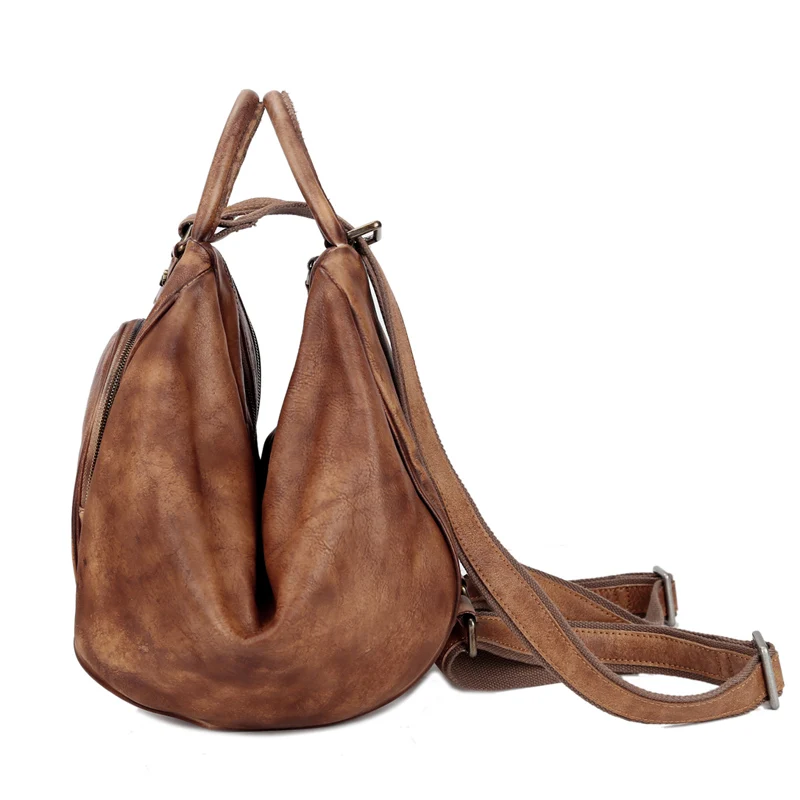 Женская сумка-Кроссбоди MANJH коричневая сумка из натуральной кожи на плечо модные