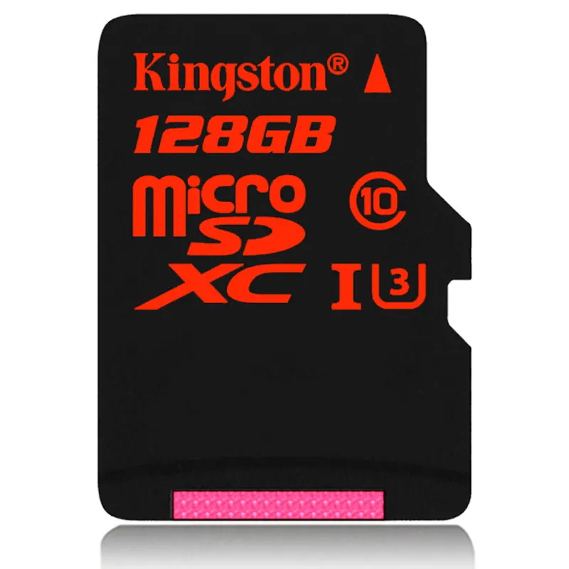 Kingston micro SD 32 Гб 64 128 HD память MicroSD тахограф Экшн камера беспилотный монитор TF карты