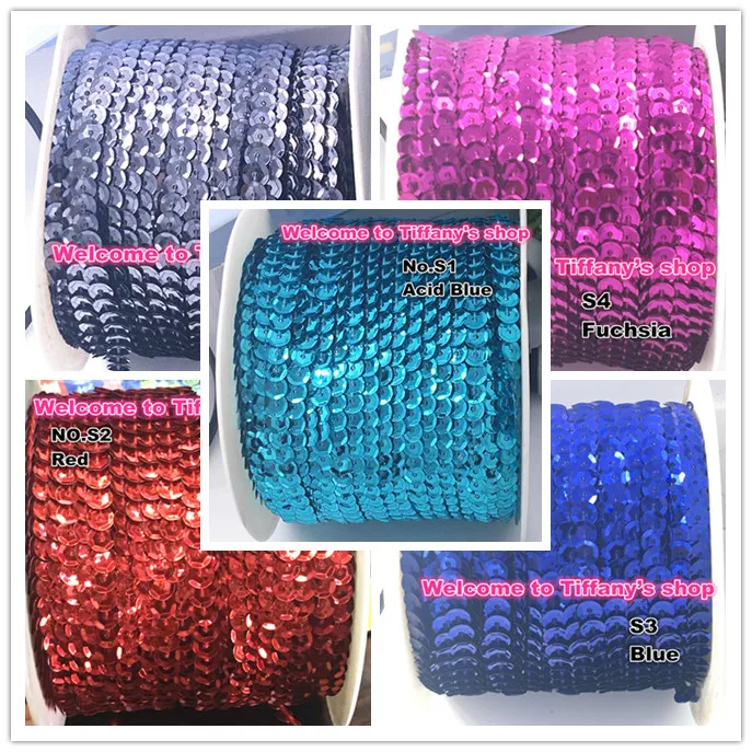 Горячая Распродажа 80 ярдов/Лот 6 мм серебряная Базовая чашка лента с блестками