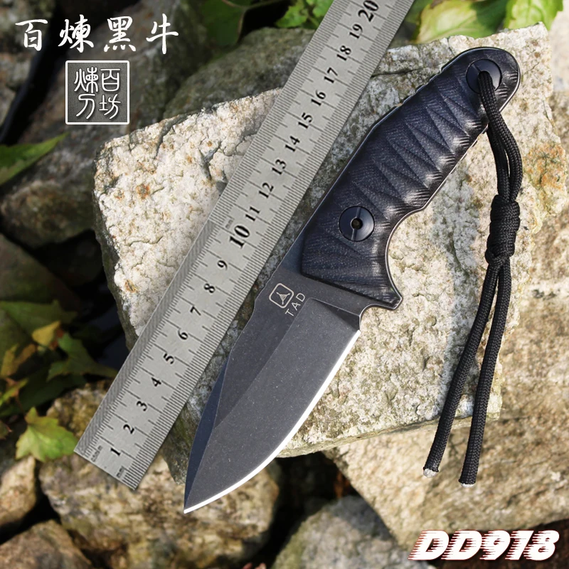 

High quality army Survival knife high hardness wilderness knives essential self-defense Camping Knife Hunting outdoor tools EDC