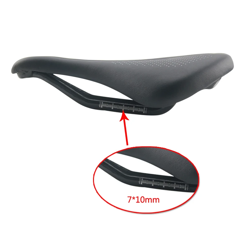 Седло для шоссейного велосипеда без логотипа углеродное седло + кожаный чехол
