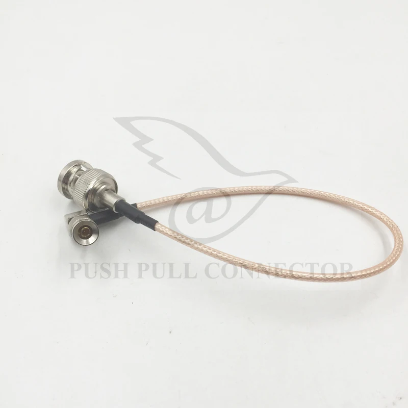 BNC папа перегородка 75Ohm прямой под прямым углом 1 0/2 3 DIN RF коаксиальный RG179 SDI кабель