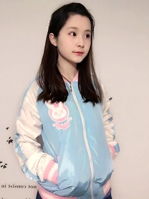 [В наличии] фигурная куртка из игры OW D.VA летний топ ветрозащитная спортивная