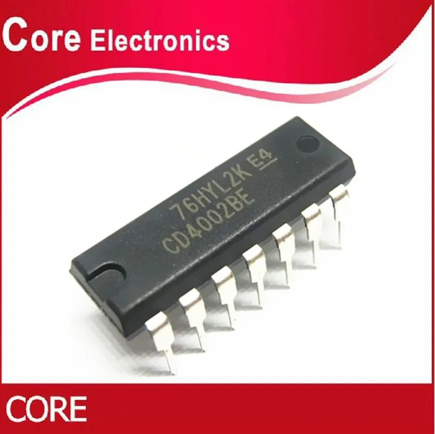 100 шт. CD4002BE DIP14 CD4002 DIP новый | Электронные компоненты и принадлежности