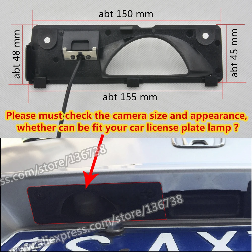Камера заднего вида Беспроводная для Honda odysley 2007 2008 Elysion RL3|car rear reverse camera|night vision backup