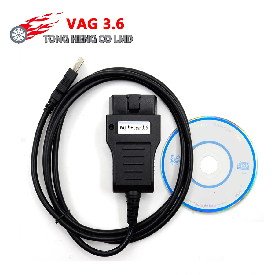 Низкая! Диагностический инструмент VAG 3,6 VAG K+ CAN COMMANDER 3,6 OBDII OBD2 Диагностический кабель K CAN кодовые считыватели и сканирующие инструменты