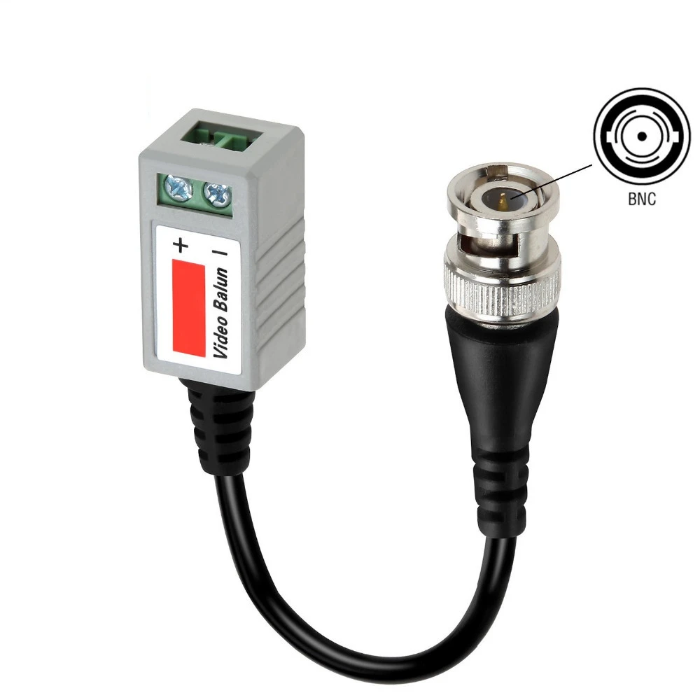 10 пар BNC CCTV Video Balun пассивные трансиверы до 300 м AHD/CVI/TVI витой Видео конвертер для