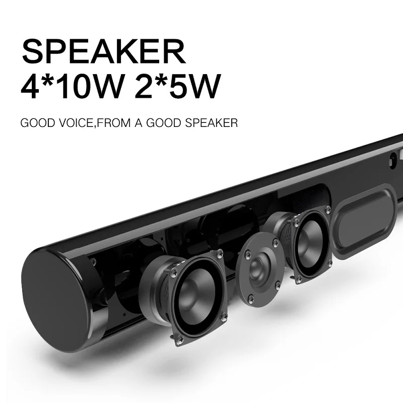 Bluetooth 4 2 домашний кинотеатр 3D Hi Fi стерео 50 Вт звуковая панель колонка 40 дюймов
