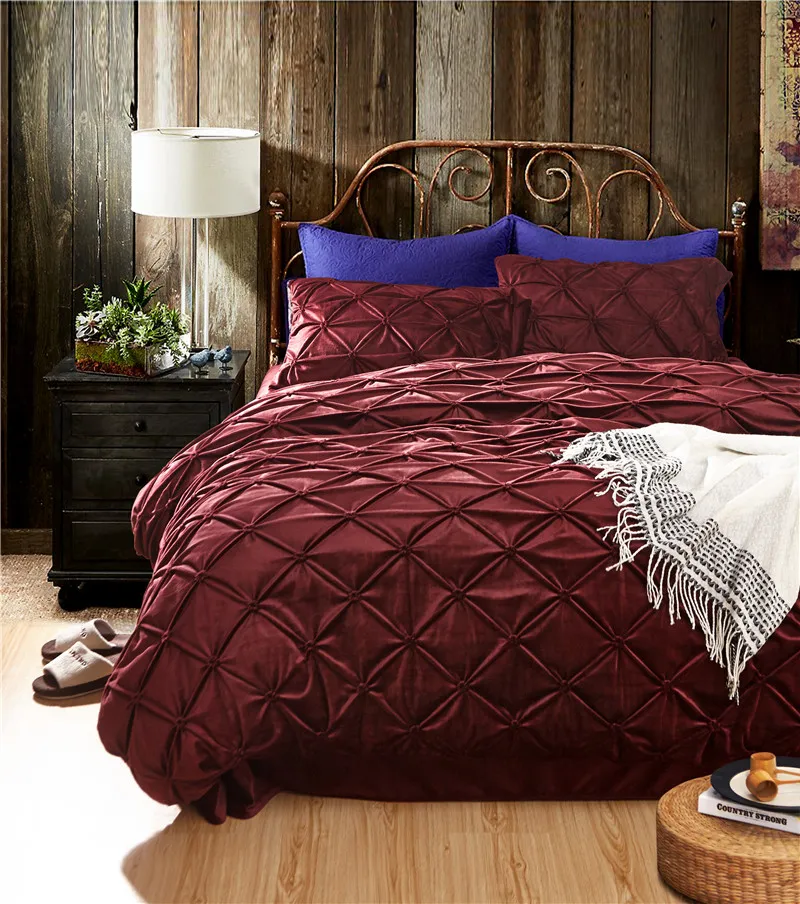 4 шт. Комплект постельного белья из флисовой ткани|bed sheet|bed set kingking queen size |