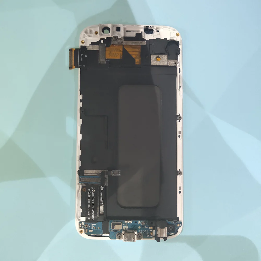 3 шт TFT для samsung Galaxy S6 G920F G920 сенсорный экран дигитайзер ЖК дисплей рамка G920FD G920FQ с
