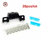 20 шт.лот OBD2 OBD 2 16-контактный Женский Разъем jсейный разъем OBD, гнездовые розетки, соединительный кабель