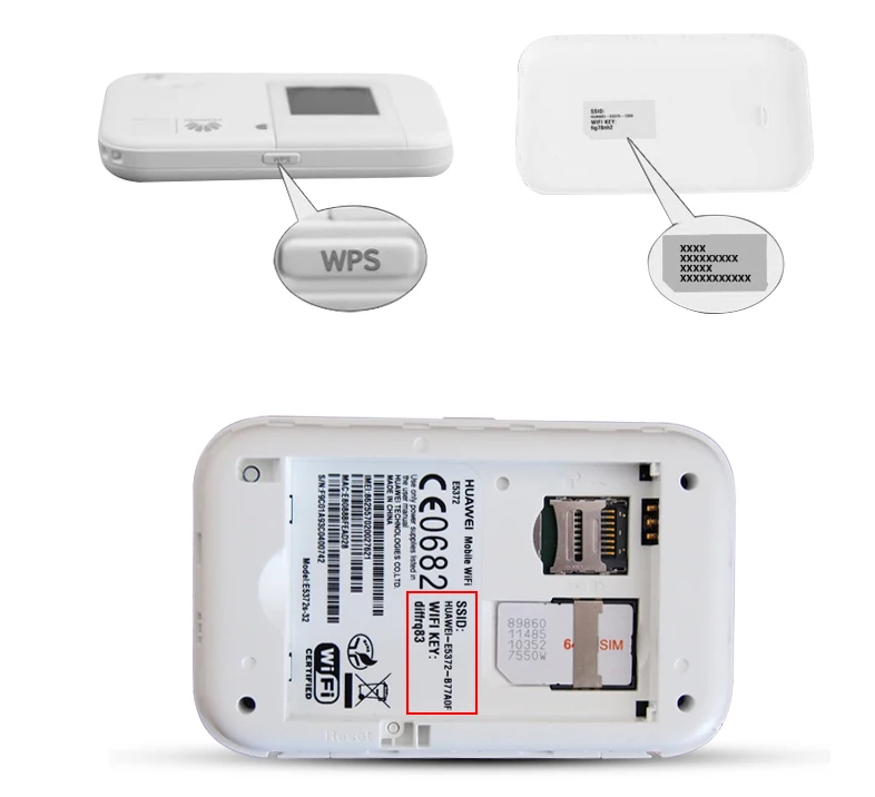 Разблокированный HUAWEI E5372 E5372s-32 4G 150 Мбит/с LTE Cat4 карманный мобильный WiFi