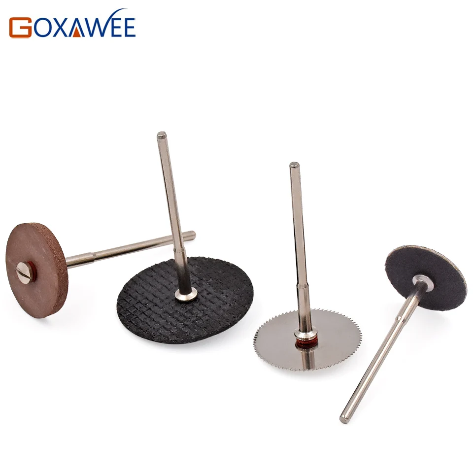 GOXAWEE 10 шт. полировальные колесные оправки резки отрезной диск держатель