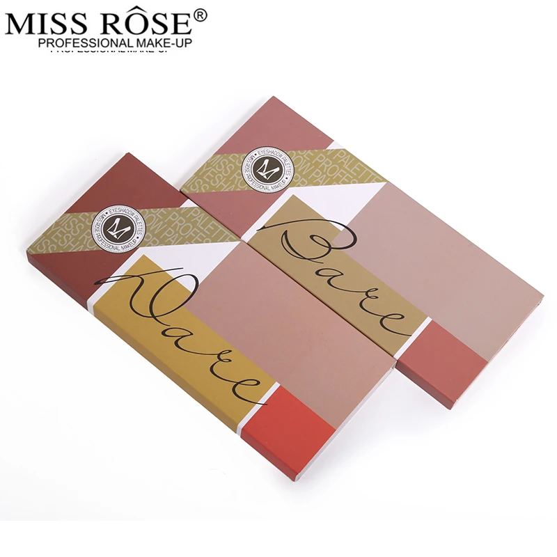 Палитра теней для век Miss Rose 10 цветов блестящая палитра с кисточками| |