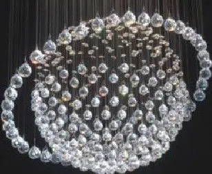 С украшением в виде кристаллов сочетание подвесной светильник s Новый