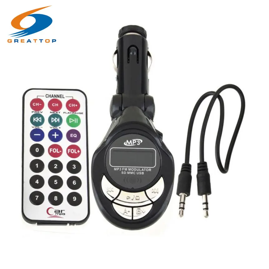 

Hot Selling Cheap Car MP3 Player Wireless FM Transmitter Car Modulator USB Charger SD Remote 206 FM channels Wholesale