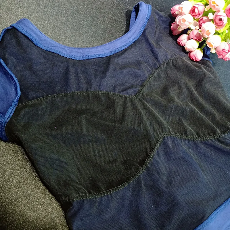 2019 дизайн латинский танцевальный Топ женский костюм синий короткий топ пупок