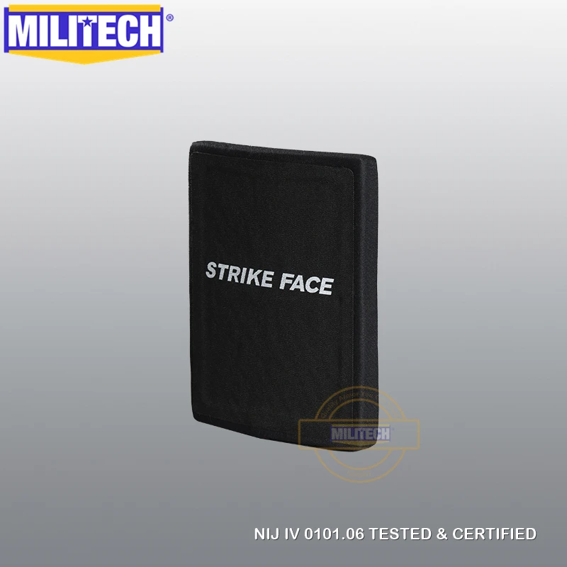 MILITECH 6 ''x 8'' SIC &amp PE NIJ 4 пуленепробиваемая боковая панель Lvl IV автономная