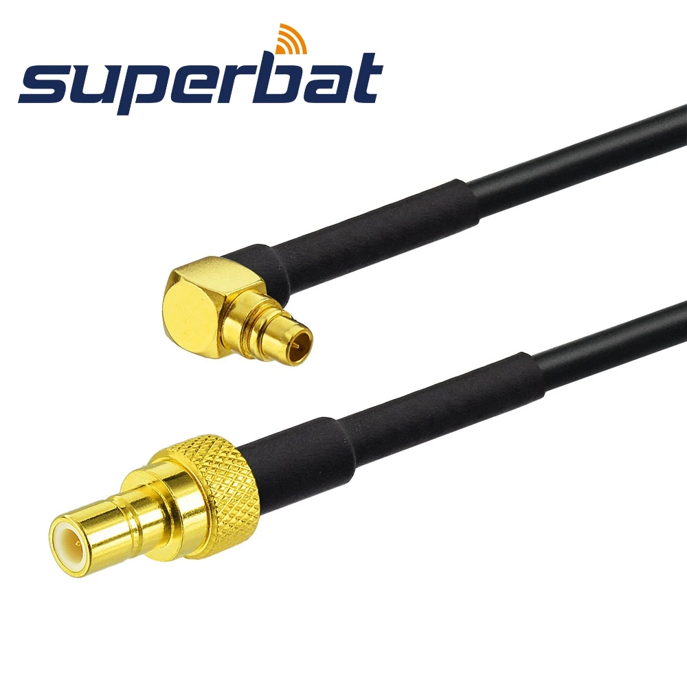 Superbat DAB/DAB + автомобильное радио антенна MMCX штекер SMB Мужской Кабель адаптер для